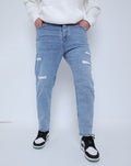 BLEU BOYFREIND JEANS