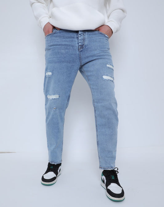 BLEU BOYFREIND JEANS