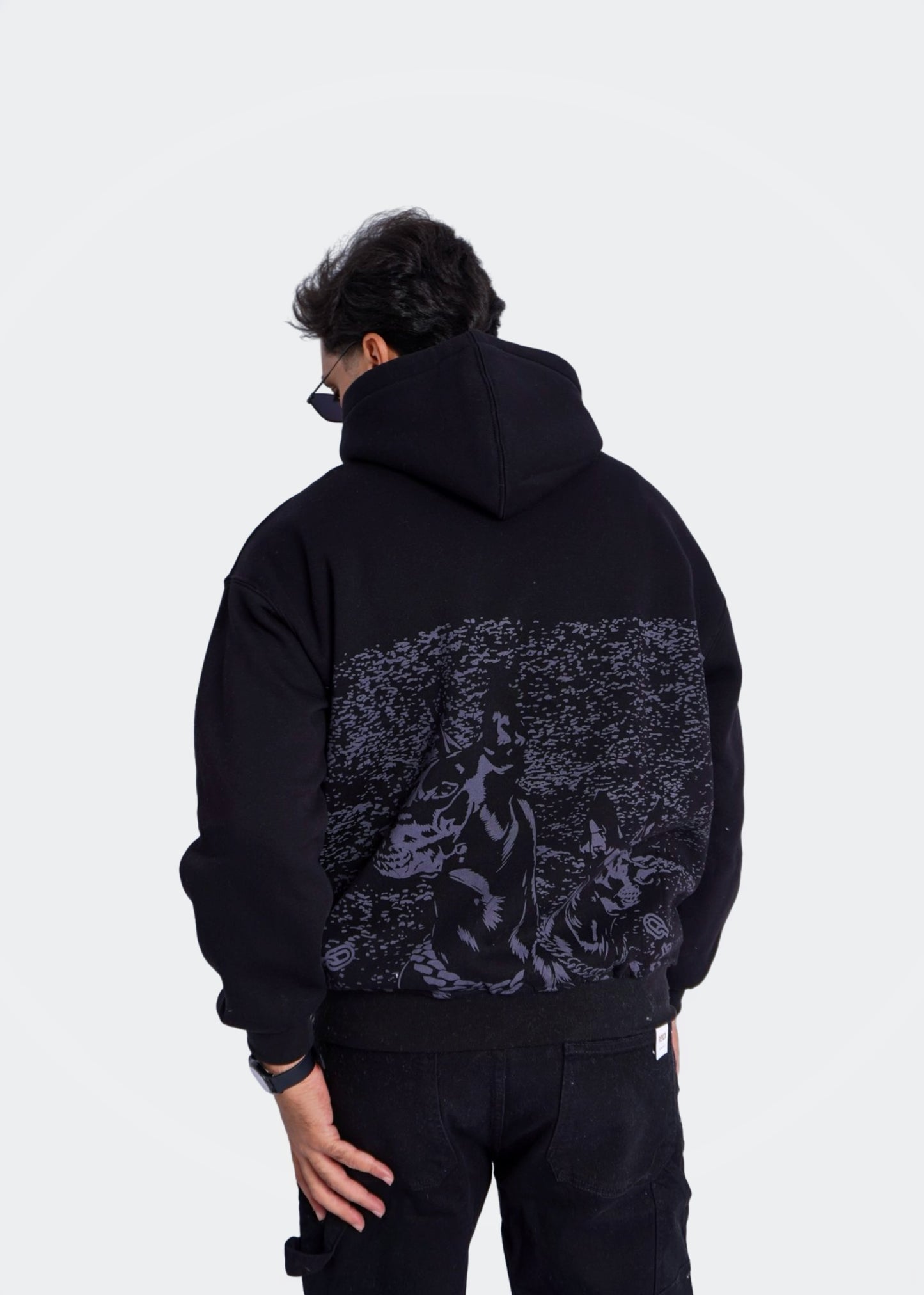 BLACK HOODIE ' BREAK RULES '