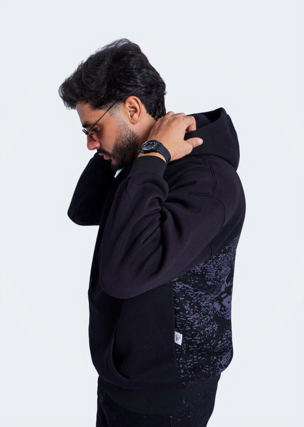 BLACK HOODIE ' BREAK RULES '