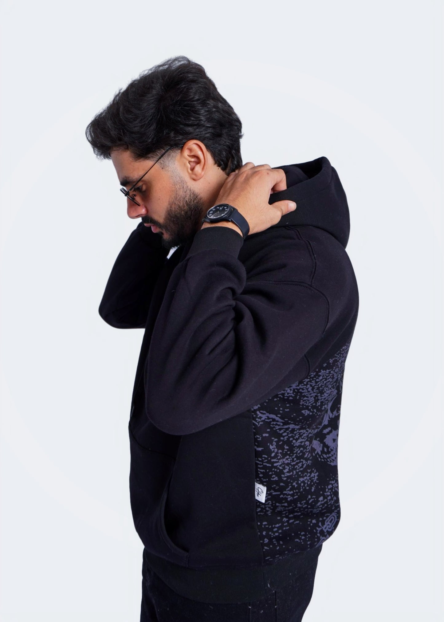 BLACK HOODIE ' BREAK RULES '