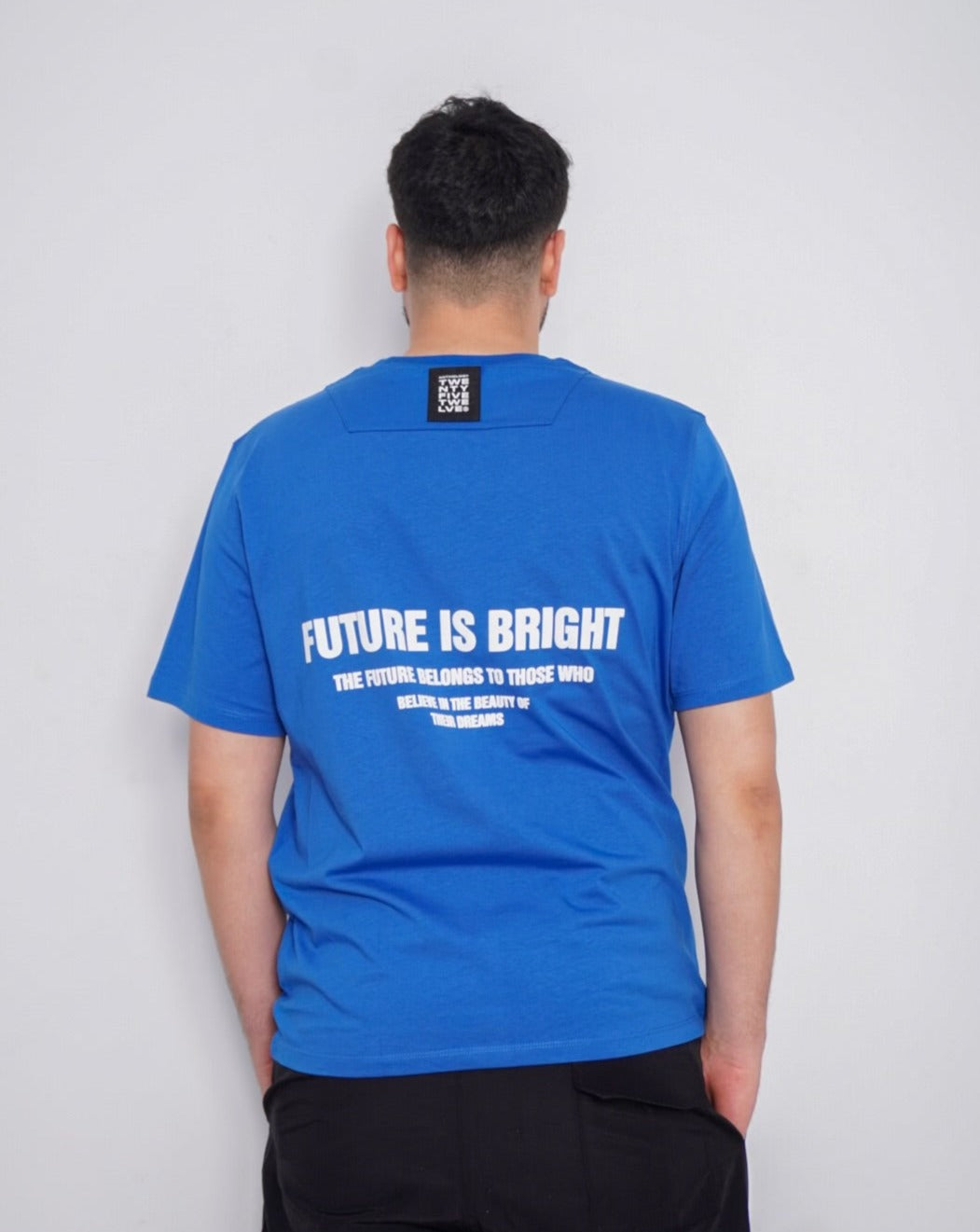 future Oversize Basic T-Shirt - bleu